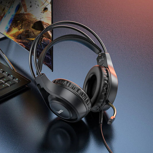 Hoco W106 Tiger Gaming Headset – Noise-Cancelling, RGB Light, Deep Bass – Best Budget Gaming Headphones UAE