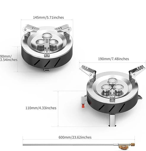 Compact Gas Stove for Outdoor