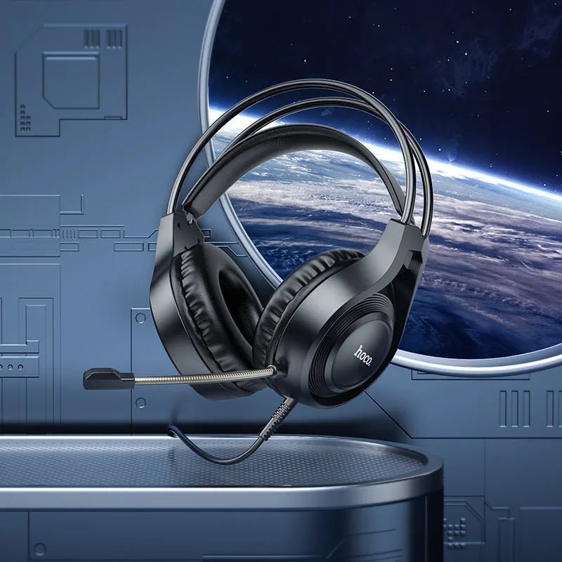 Hoco W106 Tiger Gaming Headset – Noise-Cancelling, RGB Light, Deep Bass – Best Budget Gaming Headphones UAE